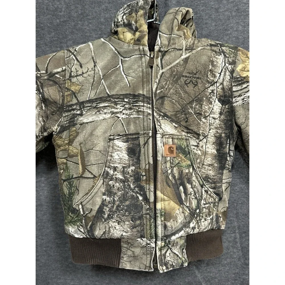 Carhartt Real Tree Kids Hunting Jacket Coat Size 4T